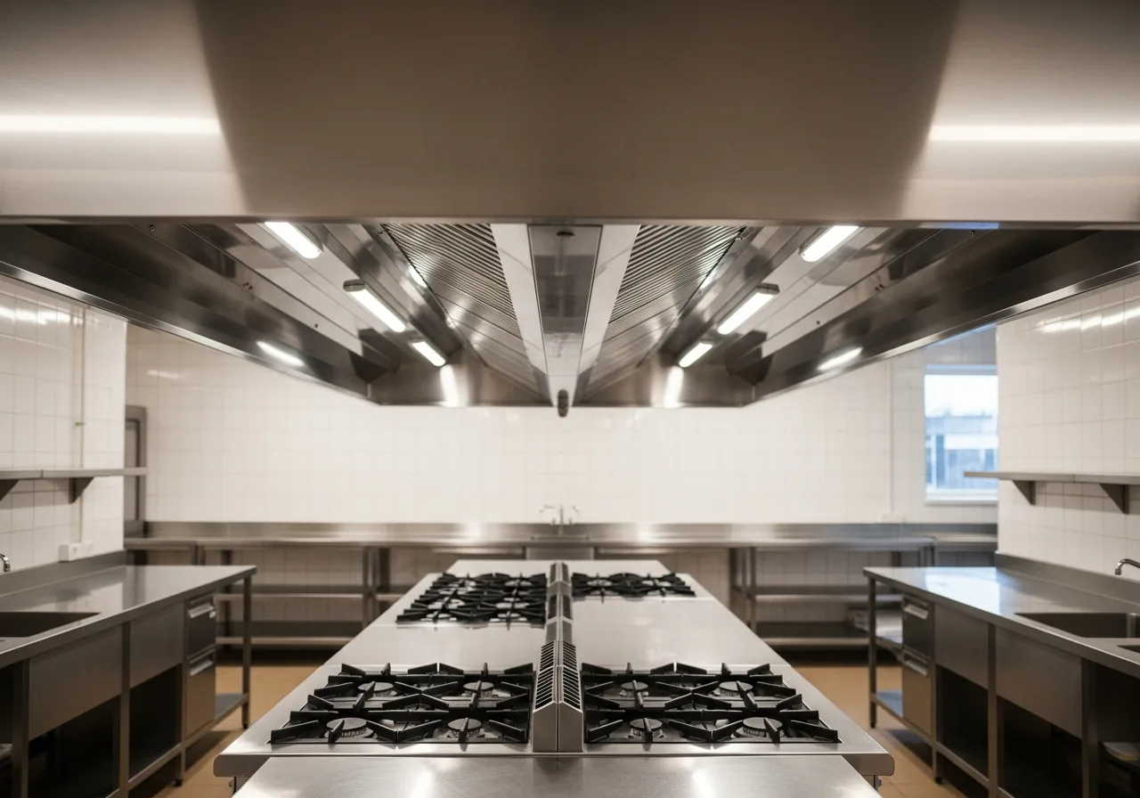 Commercial kitchen extract cleaning in Newhaven