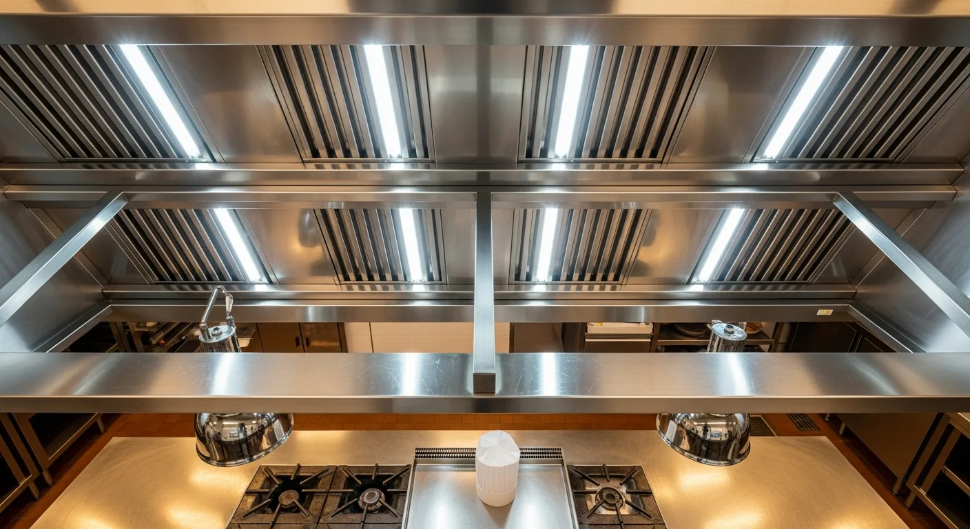 Commercial kitchen extract cleaning in Linlithgow
