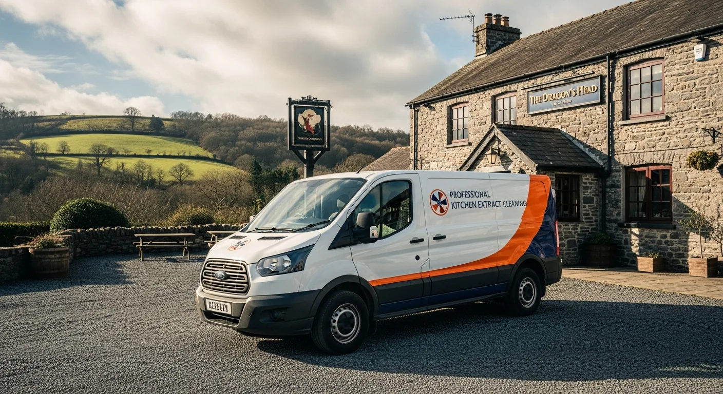 Commercial kitchen extract cleaning in Falkirk